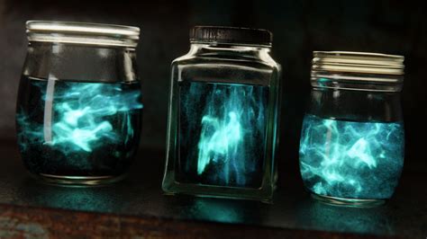 Ghostly magical jar